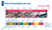 Petrol Consumption per day