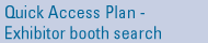 Quick Access Plan - Exhibitor booth search