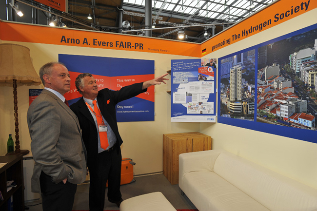 Arno's booth at HANNOVER FAIR 2010