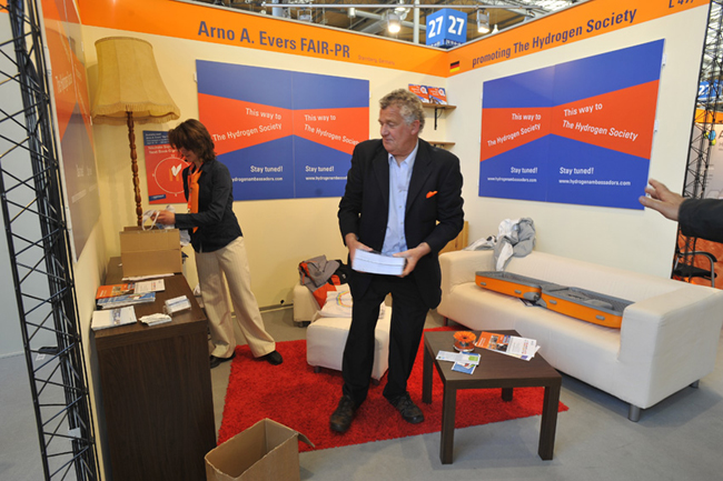 Arno's booth at HANNOVER FAIR 2010